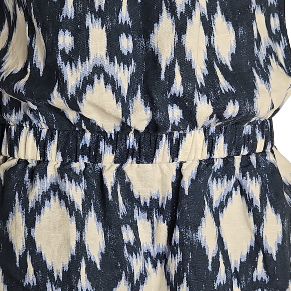 Gap Kids Girls Romper Size Small Blue White 6-7 - Picture 4 of 5